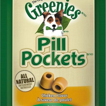 Greenies Pill Pockets Canine Chicken Flavor Dog Treats