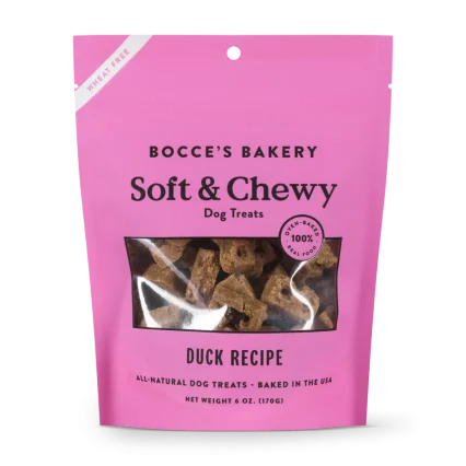Bocce's Bakery Soft & Chewy Duck Recipe Dog Treats