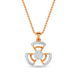 Diamond Ed Pendant Yellow Gold / 14KT