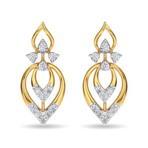 Diamond Stud Eulla Earring Rose Gold