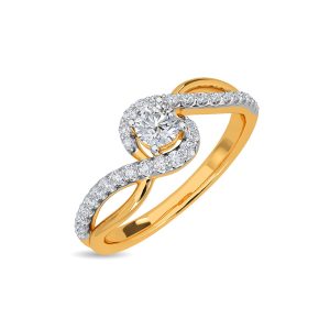 Real Diamond Jewellery Gold Diamond Ring
